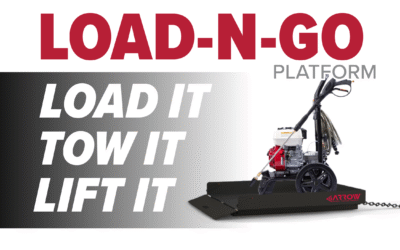 Introducing the Arrow Material Handling Load-N-Go Platform: Load It. Lift It. Tow It.