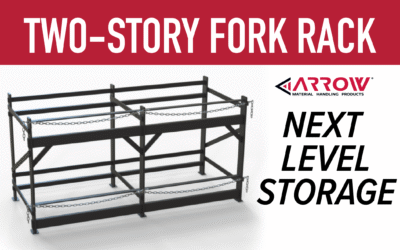 Arrow Two Story Fork Storage Rack